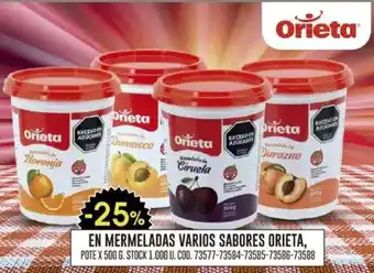 Coto Orieta en mermeladas varios sabores oferta