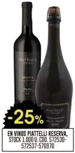Coto Reserva en vinos piattelli oferta