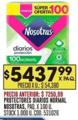 Coto Nosotras protectores diarios normal oferta