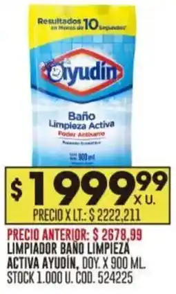 Coto Ayudín limpiador baño limpieza activa oferta