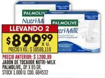 Coto Palmolive jabon de tocador nutri-milk oferta