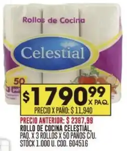Coto Celestial rollo de cocina oferta