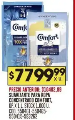 Coto Comfort suavizante para ropa concentrado oferta