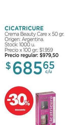 Farmacity Cicatricure Crema Beauty Care x 50gr oferta