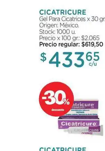 Farmacity Cicatricure Gel Para Cicatrices x 30gr oferta