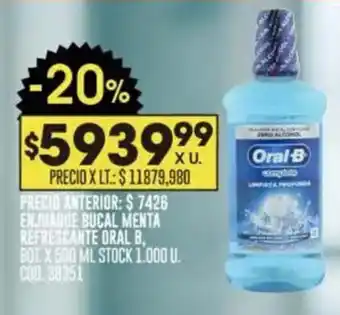Coto Oral b enjuague bucal menta refrescante oferta