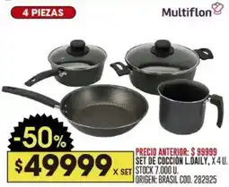 Coto Multiflon l.daily set de coccion oferta