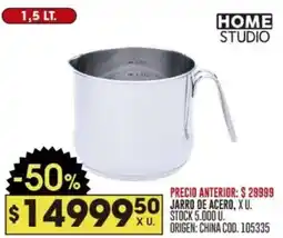 Coto Home studio jarro de acero oferta