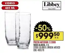 Coto Libbey vaso alaska oferta