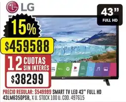 Coto Lg smart tv led 43" oferta