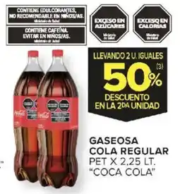 Carrefour Coca cola gaseosa cola regular oferta