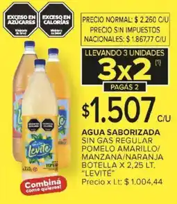 Carrefour Levité manzana/naranja botella oferta