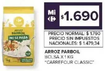 Carrefour Carrefour classic arroz parboil bolsa oferta