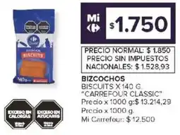 Carrefour Carrefour classic bizcochos biscuits oferta