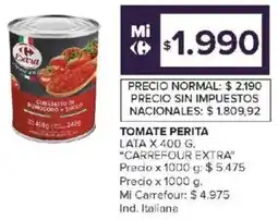 Carrefour Carrefour extra tomate perita oferta