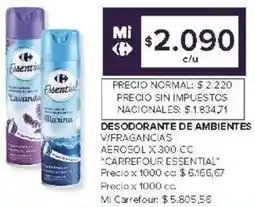 Carrefour Carrefour essential desodorante de ambientes oferta