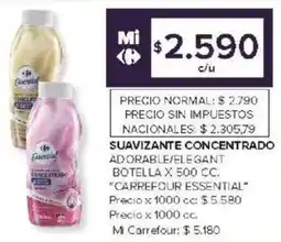 Carrefour Carrefour essential suavizante concentrado oferta