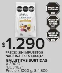 Carrefour Bulnez galletitas surtidas oferta
