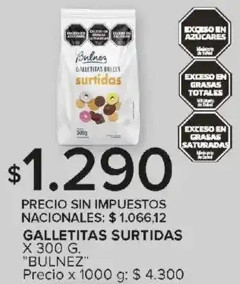 Carrefour Bulnez galletitas surtidas oferta