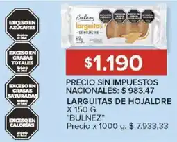 Carrefour Bulnez larguitas de hojaldre oferta