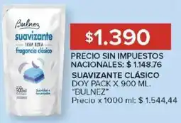 Carrefour Bulnez suavizante clásico doy pack oferta