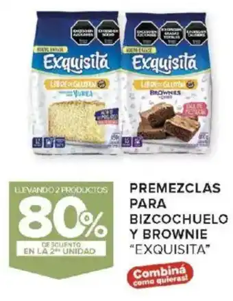 Carrefour Exquisita premezclas para bizcochuelo y brownie oferta