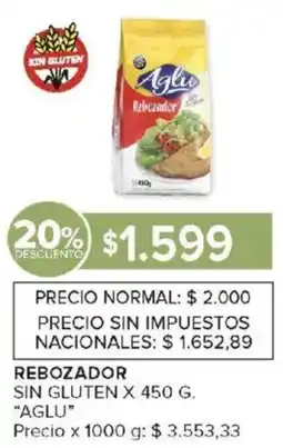 Carrefour Aglu rebozador sin gluten oferta