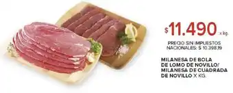 Carrefour Milanesa de bola de lomo oferta