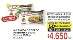 Carrefour Milanesa de cerdo premium oferta