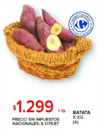 Carrefour Batata oferta