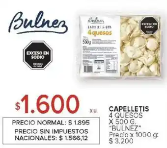 Carrefour Bulnez capelletis oferta