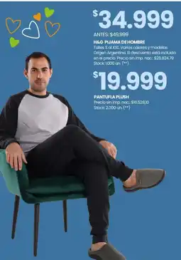 Changomas H&G pijama de hombre oferta