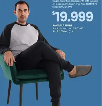 Changomas Pantufla plush oferta