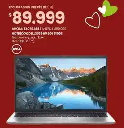 Changomas Dell notebook 3535 oferta