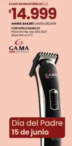 Changomas Ga.ma cortapelo GT oferta