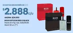 Changomas Boos estuche red o black oferta