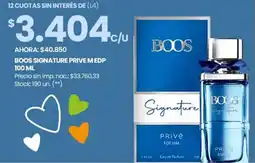 Changomas Boos signature prive m edp oferta