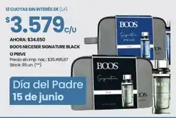 Changomas Boos neceser signature black o prive oferta