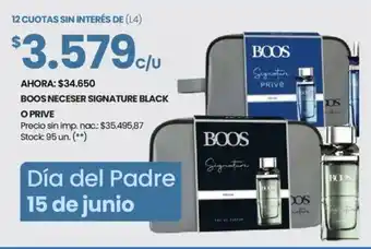 Changomas Boos neceser signature black o prive oferta