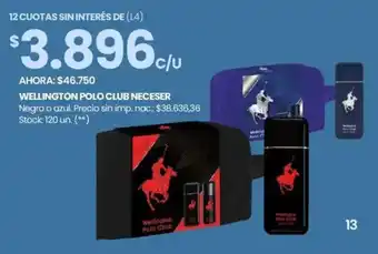 Changomas Wellington polo club neceser oferta
