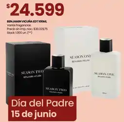 Changomas Benjamin vicuña edt oferta