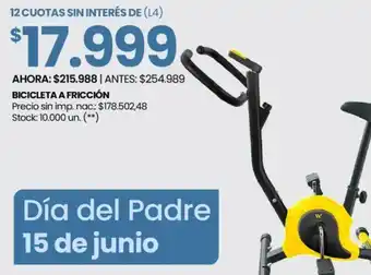 Changomas Bicicleta a fricción oferta