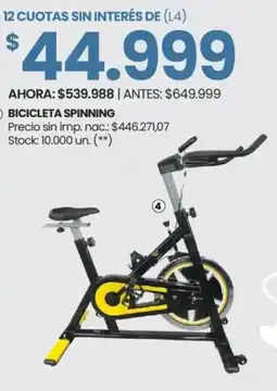 Changomas Bicicleta spinning oferta