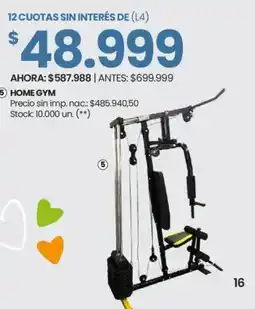 Changomas Home gym oferta