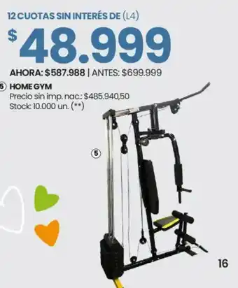 Changomas Home gym oferta