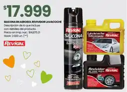 Changomas Revigal silicona en aerosol revividor lavacoche oferta