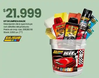 Changomas Srisur kit de limpieza balde oferta