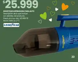 Changomas Goodyear aspiradora para auto oferta