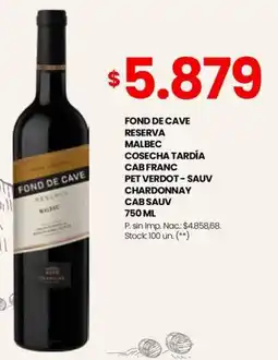 Changomas Fond de cave oferta