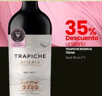 Changomas Trapiche reserva oferta